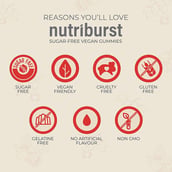 6 - Nutriburst Health & Vitality Multivitamins, 30 gummies Natural Mixed Berry