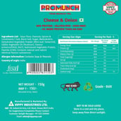 6 - Promunch Roasted Soya Snack, Cheese & Onion Pack of 2 150 g