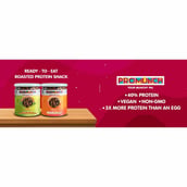3 - Promunch Roasted Soya Snack, Tangy Pudina(Jain Snack) Pack of 2 150 g