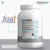 3 - HealthXP 100% Whey Protein, 2.2 lb Strawberry Cream