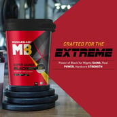 9 - MuscleBlaze Super Gainer Black OP,  11 lb  Chocolate 