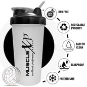 5 - MuscleXP Pro Mass Gainer with Whey Protein, 2.2 lb Double Chocolate+Shaker