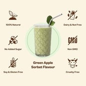 7 - Origin Nutrition Supergreens Green Apple Sorbet Flavour, 120 g