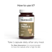 5 - TrueBasics Ultra Omega-3 (EPA 525mg & DHA 400mg), 90 capsules