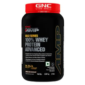2 - GNC Amp Gold Series 100% Whey Protein Advanced,  2 lb  Double Rich Chocolate 