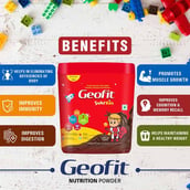 4 - Geofit Kids Protein Powder, 250 g Chocolate