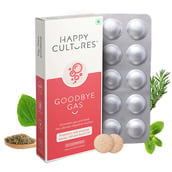 3 - Happy Cultures Gut Feeling with Sleep Tight & Goodbye Gas Combo, 30 chewable tablet(s) Unflavoured