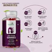 3 - Simply Herbal Hair Vitamin Gummies with Biotin, 30 gummies Unflavoured
