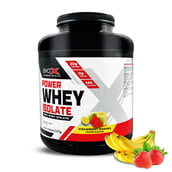 1 - Biox Power Whey Isolate, 5 lb Strawberry Banana