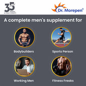 5 - Dr. Morepen Multivitamin Men & Testo Boost Combo,  60 tablet(s)  Unflavoured 