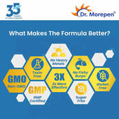 2 - Dr. Morepen Omega-3 Fish Oil 60 Softgels & Cod Liver Oil 100 Softgels Combo, 2 Piece(s)/Pack