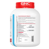 6 - GNC Pro Performance Weight Gainer & Black Steel Shaker 750ml Comb,  6.6 lb  Vanilla Ice Cream 