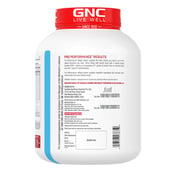 5 - GNC Pro Performance Weight Gainer & White Plastic Shaker 750ml Combo, 6.6 lb Double Chocolate