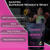5 - Nakpro Women's Whey Protein, 2.2 lb Malai Kulfi