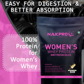 7 - Nakpro Women's Whey Protein, 2.2 lb Malai Kulfi