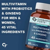 5 - Carbamide Forte Multivitamin with Probiotics & Ginseng 45 Ingredients, 180 tablet(s) Unflavoured