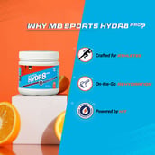 10 - MB Fuel One Sports Hydr8 PRO, 300 g Orange