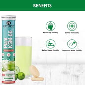 8 - Naturyz Plant KSM-66 with Ashwagandha(Apple Green Flavour), 45 tablet(s)