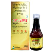 2 - Dr Wonder OPTUMEVIT Multivitamin & Antioxidant Syrup, 200 ml Chocolate & Mix Fruit (Pack of 2)