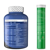 2 - Naturyz Daily Multivitamin Men 18+ 60 Tablets & Tribulus 3000 Pro 20 Tablets Combo, 2 Piece(s)/Pack Unflavoured & Orange