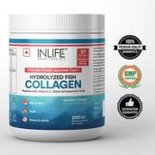 9 - INLIFE Hydrolyzed Fish Collagen Peptides, 200 g Strawberry Lemon (Clinically Proven Japanese Type 1)