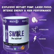 4 - HealthER Swole Pre Workout, 0.66 lb Orange