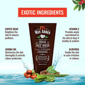 5 - Man Arden Recharge Coffee Face Wash, 100 ml Cleanses Away Dirt, Oil and Dullness
