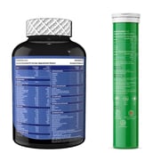 2 - Naturyz Daily Multivitamin Men 18+ 60 Tablets & Tribulus 3000 Pro 20 Tablets Combo, 2 Piece(s)/Pack Unflavoured & Orange