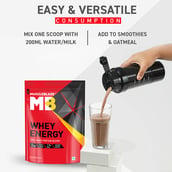 4 - MuscleBlaze Whey Energy with Digezyme, 4.4 lb Chocolate