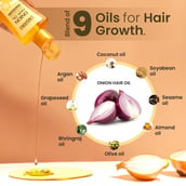 3 - Enshine Onion Hair Oil, 100 ml for Hair Fall Control