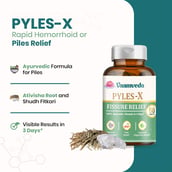 3 - Vaamveda Pyles-X Fissure Relief, 60 tablet(s)