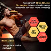 8 - Naturyz Instantized BCAA 5000 PRO,  0.66 lb  30 Servings  Mango Orange Mix 