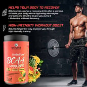 6 - Naturyz Instantized BCAA 5000 PRO, 0.66 lb 30 Servings Mix Fruit Cocktail