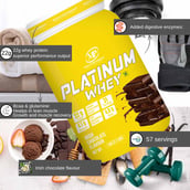 2 - Muscle Performance Platinum Whey, 2.2 lb Irish Chocolate (Jar)