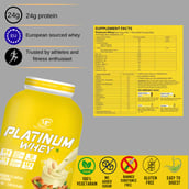 3 - Muscle Performance Platinum Whey, 4.4 lb Badam Ilayachi