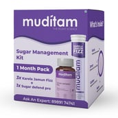1 - Muditam Sugar Management Kit (2 Month Pack), 1 Piece(s)/Pack