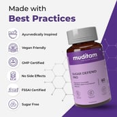 4 - Muditam Sugar Defend Pro,  Unflavoured  60 tablet(s) 