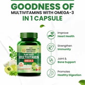 5 - Himalayan Organics Plant Based Multivitamin with Omega 3, 60 veggie capsule(s) Unflavoured