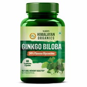 1 - Himalayan Organics Ginkgo Biloba 500mg,  60 capsules 