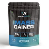 1 - YourWhey Premium Mass Gainer,  2.2 lb  Chocolate Milkshake 