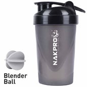 5 - Nakpro Whey Gold Protein Concentrate, 2.2 lb Chocolate with Shaker Bottle (500 ml) Black