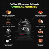 2 - Athlab Unreal Gains,  6.6 lb  Strawberry Smooth 