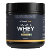 1 - Nutrabay Gold Isolate Whey Protein, 1.1 lb Vanilla Ice Cream