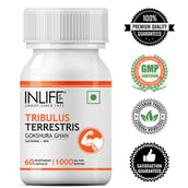 6 - INLIFE Tribulus Terrestris,  60 capsules 