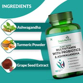 4 - Simply Herbal Multivitamin with Probiotics & Ashwagandha, 60 tablet(s) Unflavoured
