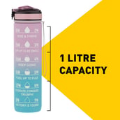 5 - MuscleBlaze Sipper Water Bottle, Tropical Pink 1 L