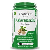 1 - HealthyHey Nutrition Herbal Ashwagandha Root Extract,  120 veggie capsule(s) 