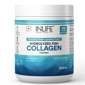 12 - INLIFE Hydrolyzed Fish Collagen Peptides, 200 g Unflavoured (Clinically Proven Japanese Type 1)