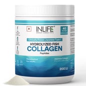 1 - INLIFE Hydrolyzed Fish Collagen Peptides, 200 g Unflavoured (Clinically Proven Japanese Type 1)