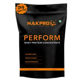 1 - Nakpro Perform Whey Protein Concentrate,  2.2 lb  Cookies & Cream (Pack of 2) 